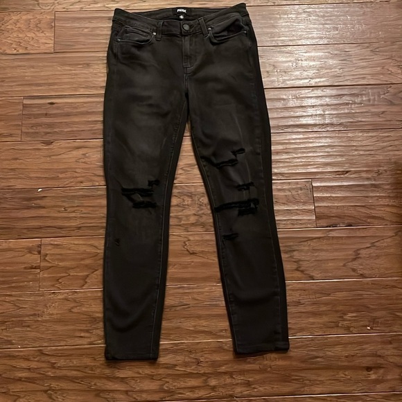 PAIGE Verdugo Ankle Distressed Jeans Size 29 - Picture 1 of 5